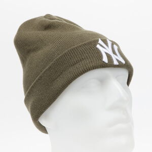 Zimná čiapka New Era MLB League Essential Cuff Knit olivový