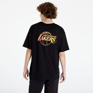 Tričko s krátkym rukávom New Era NBA Neon Fade Tee Los Angeles Lakers Černá