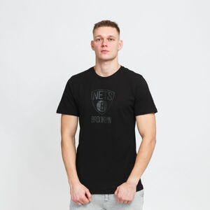 Tričko s krátkym rukávom New Era NBA Reflective Print Tee Nets čierne