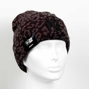 Zimná čapica New Era Womens MLB Leopard Cuff Knit Black - UNI