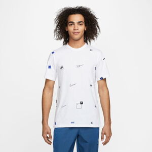 Tričko s krátkym rukávom Nike All Over Print T-Shirt biele