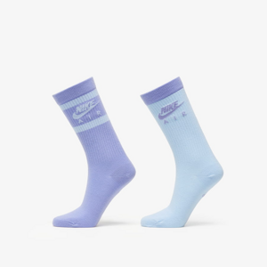 Ponožky Nike Everyday Essentials Crew Socks 2-Pack Modré/Fialové