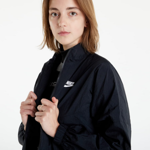 Bunda Nike NSW Essential Windrunner Women's Woven Jacket Black/ Black/ White