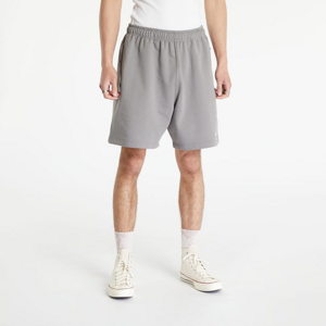 Teplákové kraťasy Nike Solo Swoosh Men's French Terry Shorts Flat Pewter/ White