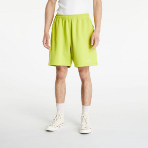 Teplákové kraťasy Nike Solo Swoosh Men's French Terry Shorts Bright Cactus/ White