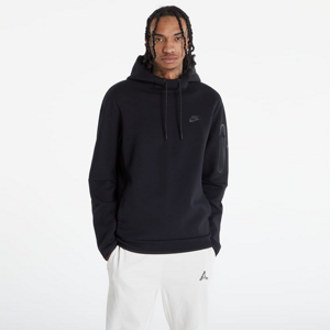 Mikina Nike Sportswear Tech Fleece Pullover Hoodie black/ loose