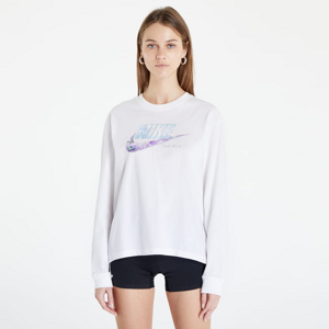 Dámske tričko s dlhým rukávom Nike Sportswear Women's Long-Sleeve T-Shirt cwhite