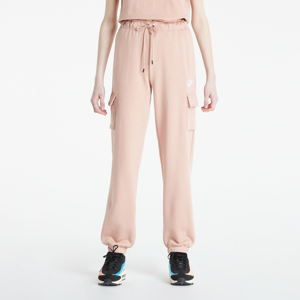 Tepláky Nike W NSW Essential Fleece Cargo Pants ružový