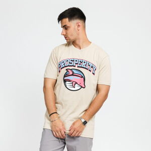 Tričko s krátkym rukávom Pink Dolphin Prosperity Tee svetlobéžové