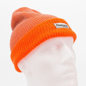 Zimná čiapka PLEASURES Innovation Reflective Beanie neon oranžový / šedý