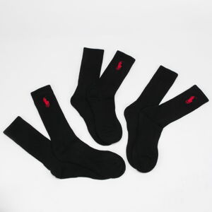 Ponožky Polo Ralph Lauren 3Pack Classic Sport Socks čierne