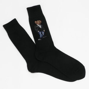 Ponožky Polo Ralph Lauren Bear Crew Socks čierne