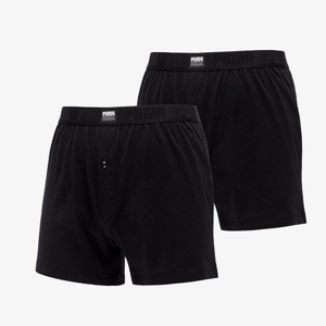 Puma Everyday Comfort Loose Fit Jersey Boxers 2-Pack Black