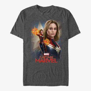 Queens Captain Marvel: Movie - Cap Marvel Unisex T-Shirt Dark Heather Grey