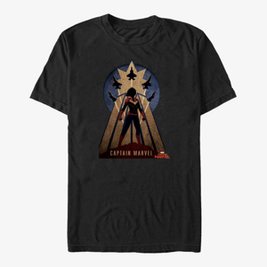 Queens Captain Marvel: Movie - Marvel Deco Unisex T-Shirt Black