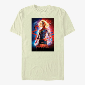 Queens Captain Marvel: Movie - Marvel Poster Unisex T-Shirt Natural
