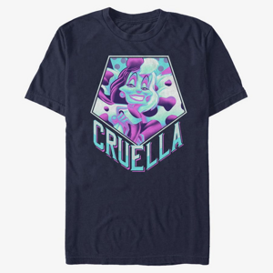 Queens Disney 101 Dalmatians - Cruella Pentaneon Unisex T-Shirt Navy Blue