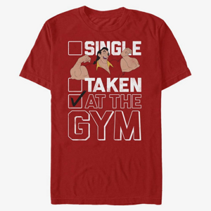 Queens Disney Beauty & The Beast - At The Gym Unisex T-Shirt Red
