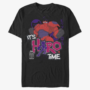 Queens Disney Big Hero 6 Series - Hero Time Baymax Unisex T-Shirt Black