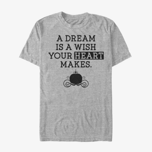 Queens Disney Cinderella - Dream Wish Unisex T-Shirt Heather Grey