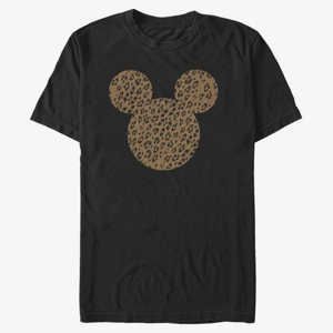 Queens Disney Classic Mickey - Cheetah Mouse Unisex T-Shirt Black
