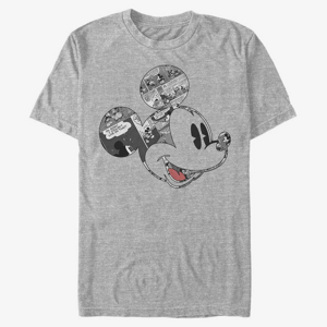 Queens Disney Classic Mickey - Comic Mouse Unisex T-Shirt Heather Grey