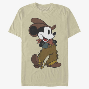 Queens Disney Classic Mickey - Cowboy Mickey Unisex T-Shirt Natural