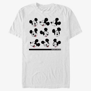 Queens Disney Classic Mickey - Mickey Expressions Unisex T-Shirt White
