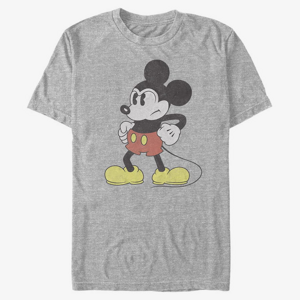 Queens Disney Classic Mickey - Mightiest Mouse Unisex T-Shirt Heather Grey