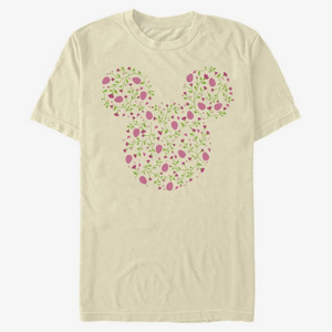 Queens Disney Classic Mickey - Shabby Chic Egg Unisex T-Shirt Natural
