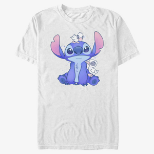 Queens Disney Classics Lilo & Stitch - Cute Ducks Unisex T-Shirt White