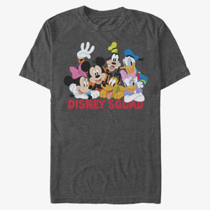 Queens Disney Classics Mickey Classic - Disney Squad Unisex T-Shirt Dark Heather Grey