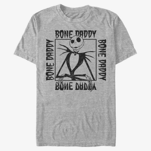 Queens Disney Classics Nightmare Before Christmas - Bone Daddy Unisex T-Shirt Heather Grey