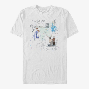 Queens Disney Frozen 2 - Arendelle Journey Unisex T-Shirt White