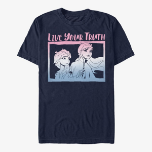 Queens Disney Frozen 2 - LIVE YOUR TRUTH Unisex T-Shirt Navy Blue