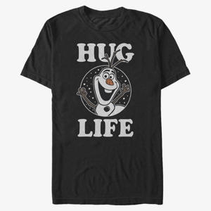 Queens Disney Frozen - Hug Life Unisex T-Shirt Black