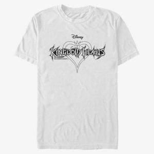 Queens Disney Kingdom Hearts - Black and White Unisex T-Shirt White