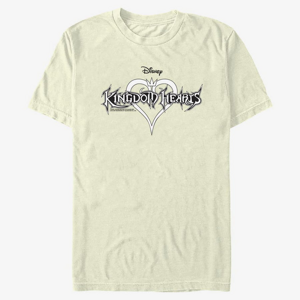 Queens Disney Kingdom Hearts - Black and White Unisex T-Shirt Natural