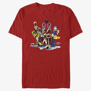 Queens Disney Kingdom Hearts - In Chair Unisex T-Shirt Red