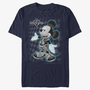 Queens Disney Kingdom Hearts - Mickey Hearts Unisex T-Shirt Navy Blue