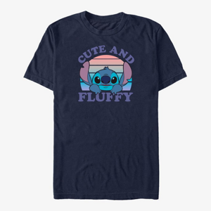 Queens Disney Lilo & Stitch - Cute and Fluffy Unisex T-Shirt Navy Blue