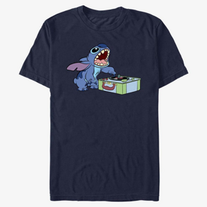 Queens Disney Lilo & Stitch - DJ Stitch Unisex T-Shirt Navy Blue