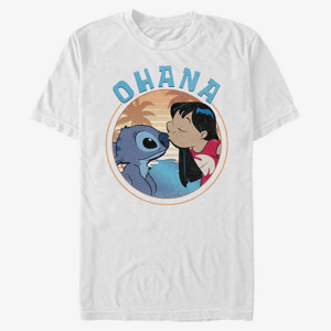 Queens Disney Lilo & Stitch - Lilo And Stitch Ohana Unisex T-Shirt White