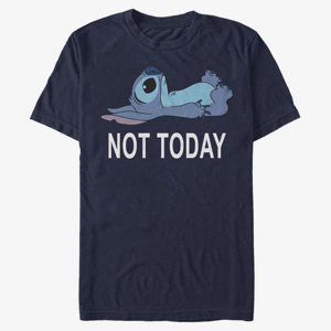 Queens Disney Lilo & Stitch - Not Today Unisex T-Shirt Navy Blue