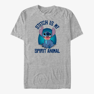 Queens Disney Lilo & Stitch - Spirit Stitch Unisex T-Shirt Heather Grey