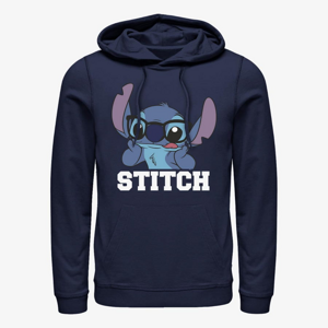 Queens Disney Lilo & Stitch - STITCH Unisex Hoodie Navy Blue
