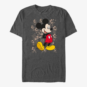 Queens Disney Mickey And Friends - Many Mickeys Unisex T-Shirt Dark Heather Grey