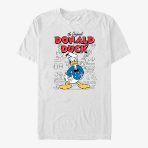 Queens Disney Mickey And Friends - Original Donald Sketchbook Unisex T-Shirt White