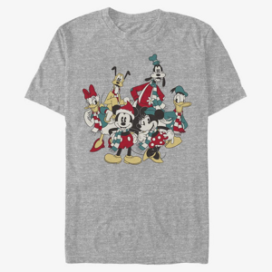 Queens Disney Mickey Classic - HOLIDAY GROUP Unisex T-Shirt Heather Grey