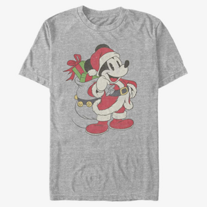 Queens Disney Mickey Classic - Just Santa Mickey Unisex T-Shirt Heather Grey